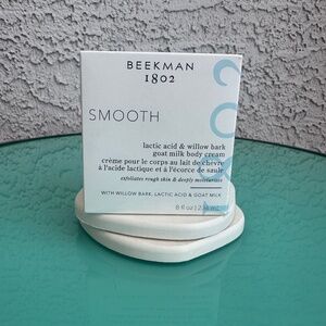 Beekman 1802 Smooth Goat Milk Body Cream with Lactic Acid, NIB